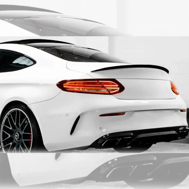 Спойлер багажника Mercedes С205 Coupe черный