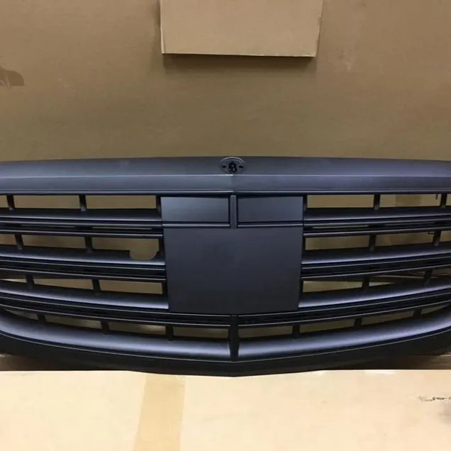 Решетка AMG Mercedes S-klass (W 222) черный мат