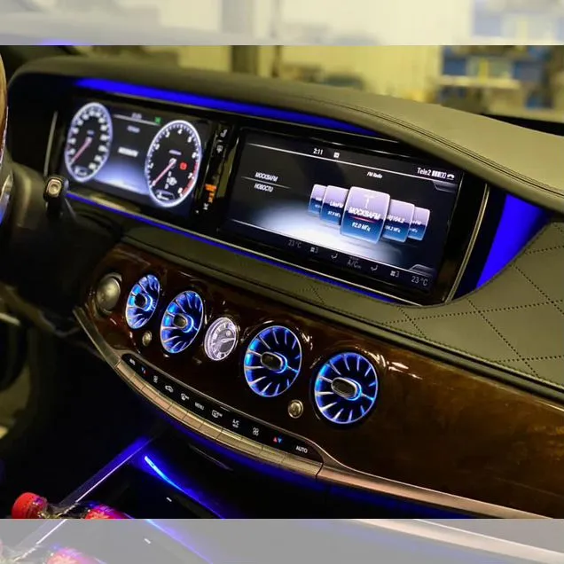 Воздуховоды салона с подсветкой Mercedes S W222