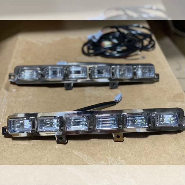 LED дхо в юбку брабус для гелендваген g463