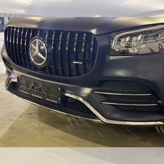 Решетка радиатора черная GT AMG gls X167