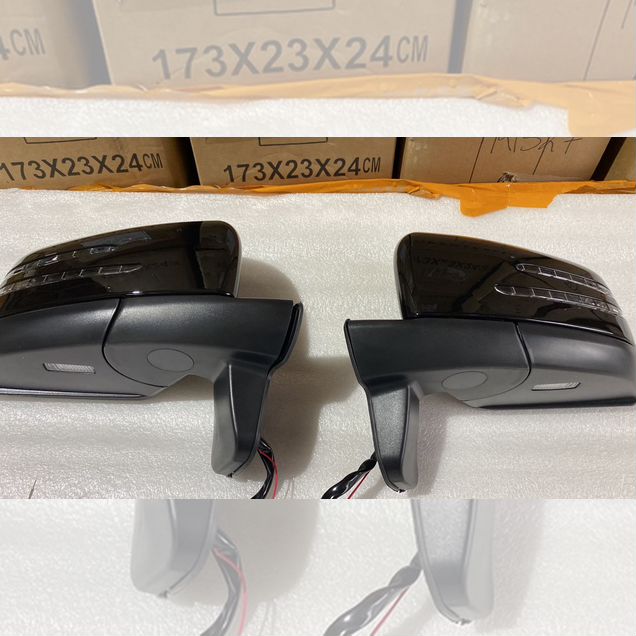 Зеркала на гелик g463 черные black рестайлинг