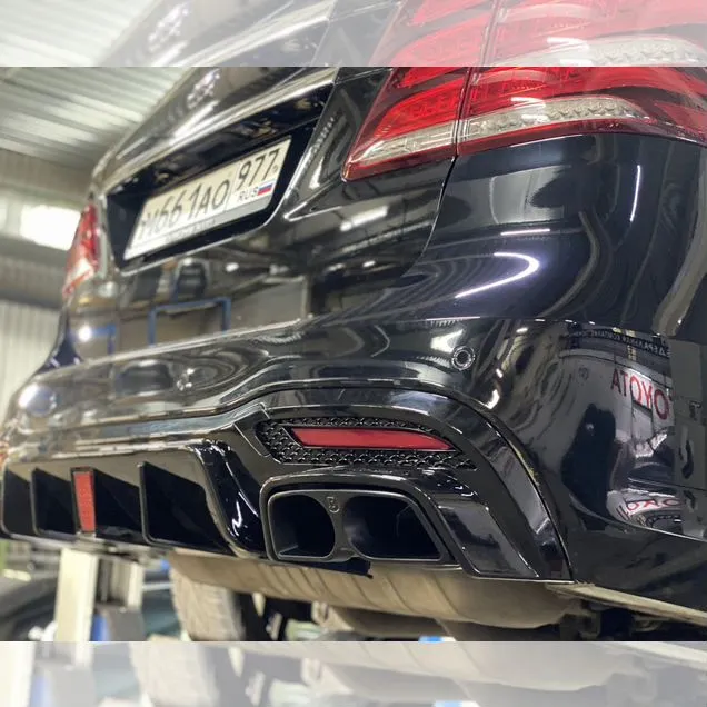 Диффузор brabus black Mercedes GLE W 166