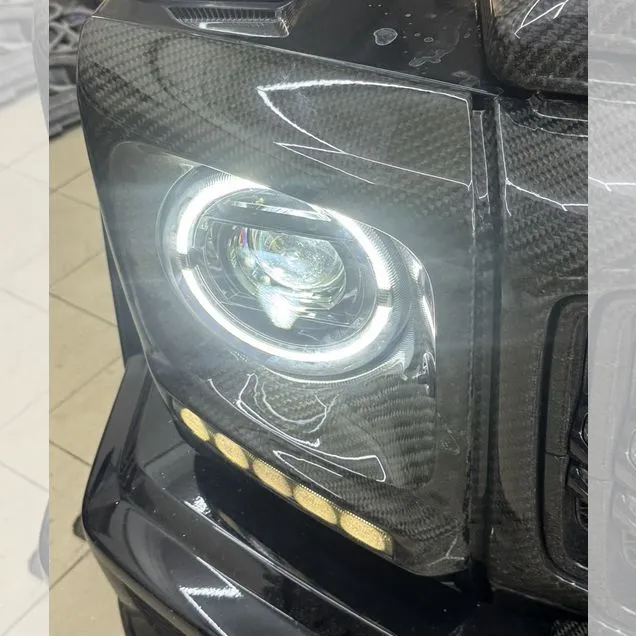 Светодиодные фары на mercedes G class W463