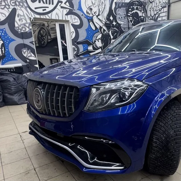 Бампер передний mercedes x166 amg 6.3 с решеткой