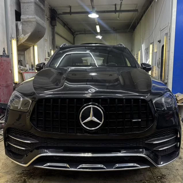 Решетка радиатора black design Mercedes GLE V167